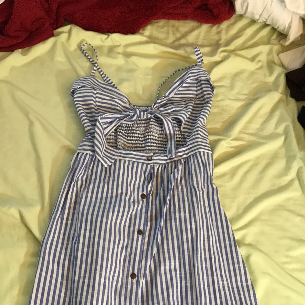 Blue and White cute dress